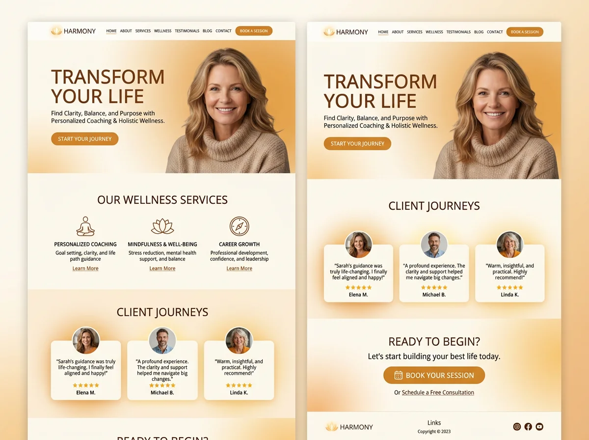 AI website builder for coach - PlayCode