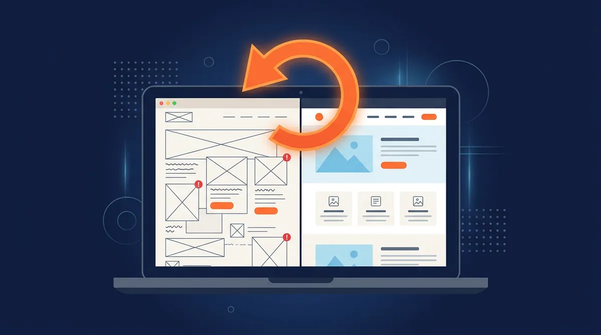How to fix AI website mistakes - undo changes and try again