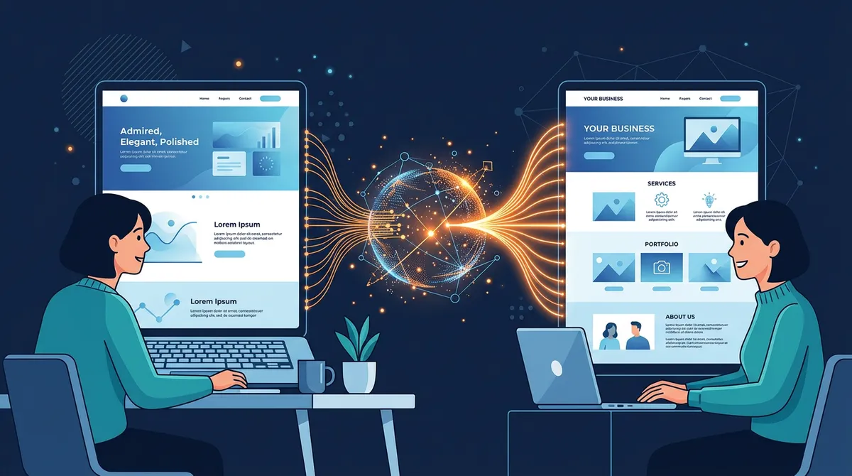 How to borrow a website design you love using AI